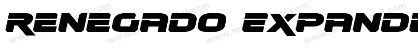 Renegado Expanded It字体转换